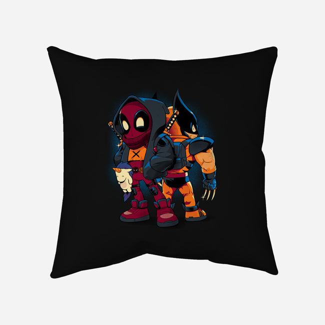 Double Healing Factor-None-Removable Cover-Throw Pillow-Bruno Mota