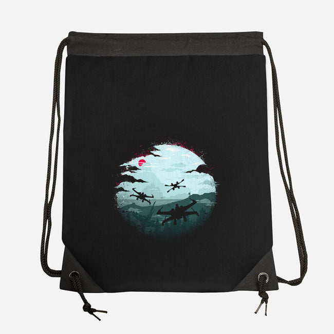 Rogue Squad-None-Drawstring-Bag-rocketman_art