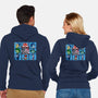 The Emotions Bunch-Unisex-Zip-Up-Sweatshirt-jasesa