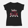 The Sinners-Womens-V-Neck-Tee-dandingeroz