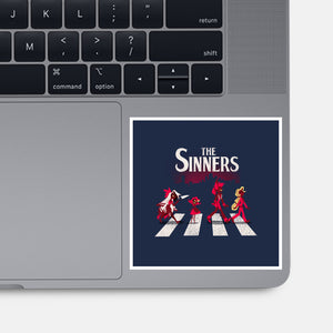 The Sinners-None-Glossy-Sticker-dandingeroz
