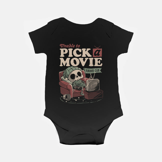 Unable To Pick A Movie-Baby-Basic-Onesie-eduely