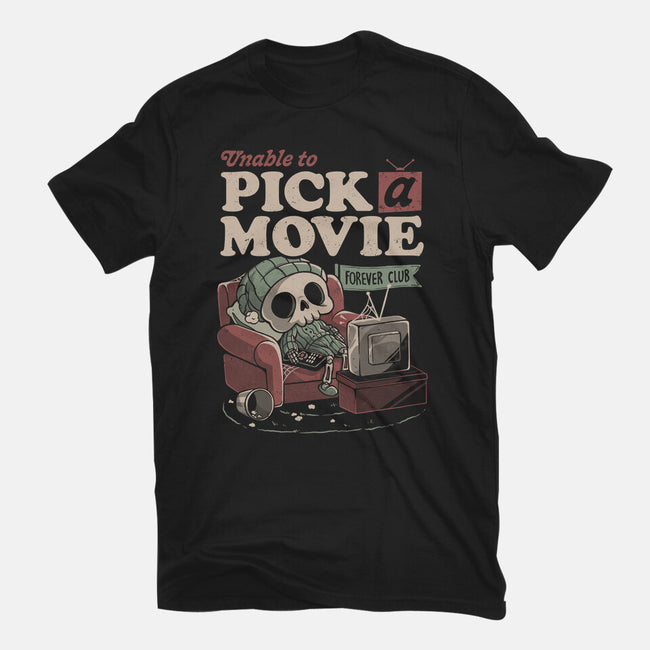 Unable To Pick A Movie-Mens-Basic-Tee-eduely