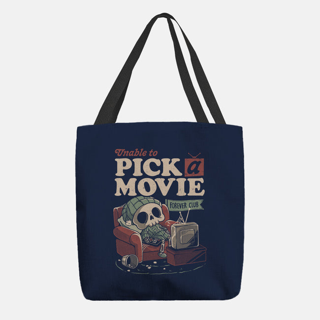 Unable To Pick A Movie-None-Basic Tote-Bag-eduely