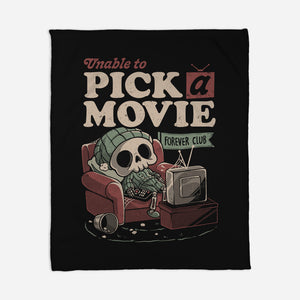 Unable To Pick A Movie-None-Fleece-Blanket-eduely