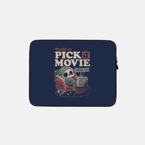 Unable To Pick A Movie-None-Zippered-Laptop Sleeve-eduely