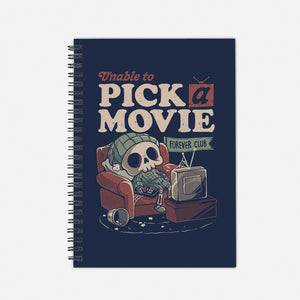 Unable To Pick A Movie-None-Dot Grid-Notebook-eduely
