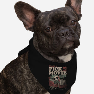 Unable To Pick A Movie-Dog-Bandana-Pet Collar-eduely
