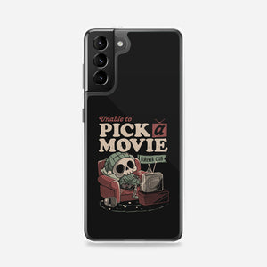 Unable To Pick A Movie-Samsung-Snap-Phone Case-eduely