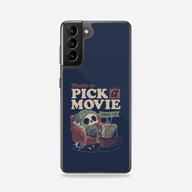 Unable To Pick A Movie-Samsung-Snap-Phone Case-eduely