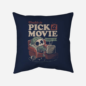 Unable To Pick A Movie-None-Non-Removable Cover w Insert-Throw Pillow-eduely