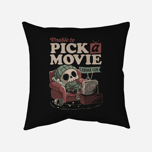 Unable To Pick A Movie-None-Removable Cover w Insert-Throw Pillow-eduely