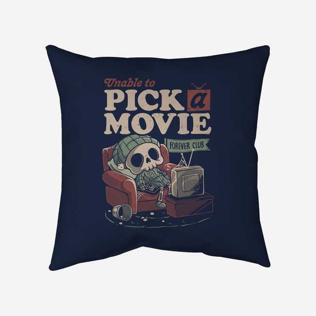 Unable To Pick A Movie-None-Removable Cover w Insert-Throw Pillow-eduely