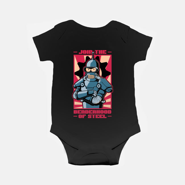 Future Brotherhood Robot-Baby-Basic-Onesie-Studio Mootant