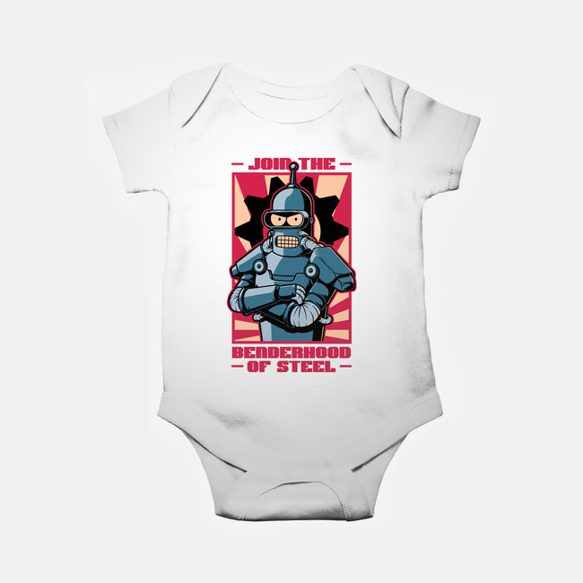 Future Brotherhood Robot-Baby-Basic-Onesie-Studio Mootant