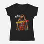 Powerhate-Womens-V-Neck-Tee-CappO