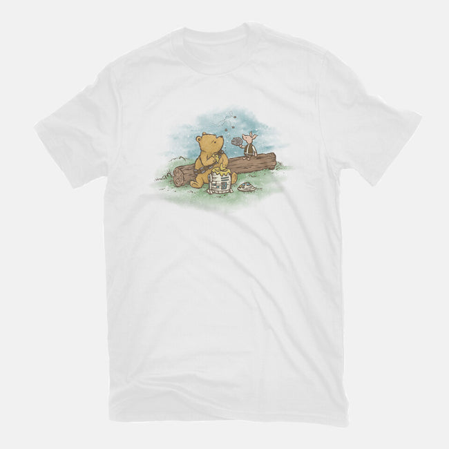 Wookiee The Pooh-Womens-Fitted-Tee-kg07