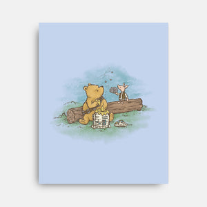 Wookiee The Pooh-None-Stretched-Canvas-kg07
