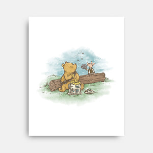 Wookiee The Pooh-None-Stretched-Canvas-kg07