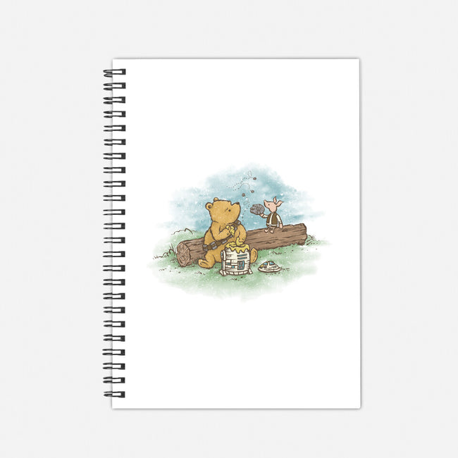 Wookiee The Pooh-None-Dot Grid-Notebook-kg07