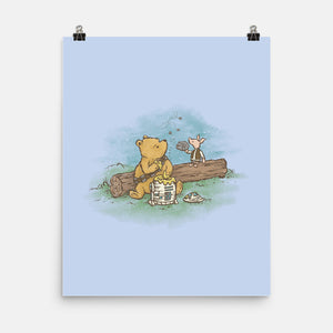Wookiee The Pooh-None-Matte-Poster-kg07