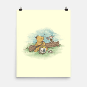 Wookiee The Pooh-None-Matte-Poster-kg07