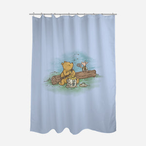 Wookiee The Pooh-None-Polyester-Shower Curtain-kg07