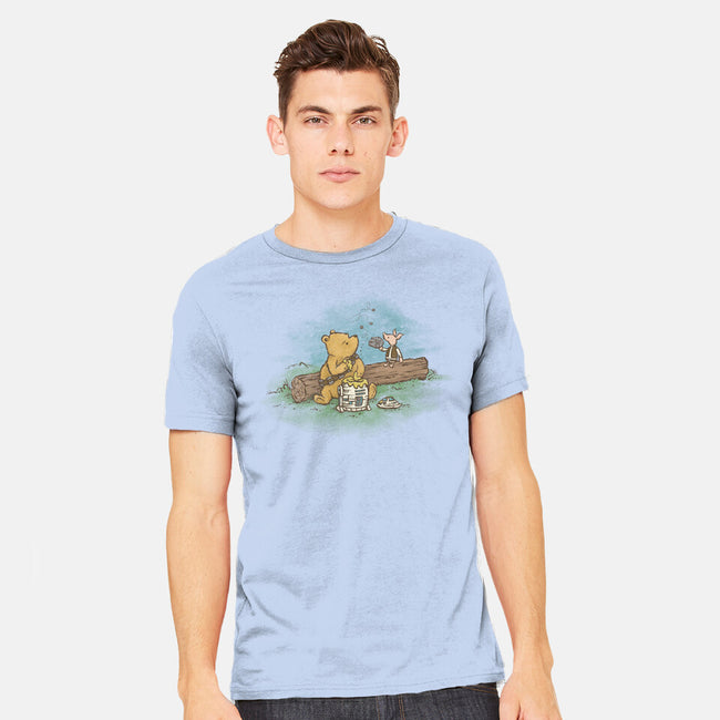 Wookiee The Pooh-Mens-Heavyweight-Tee-kg07