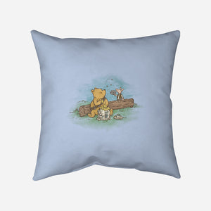 Wookiee The Pooh-None-Non-Removable Cover w Insert-Throw Pillow-kg07