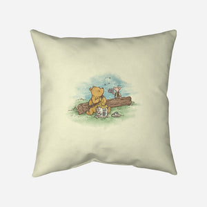 Wookiee The Pooh-None-Non-Removable Cover w Insert-Throw Pillow-kg07