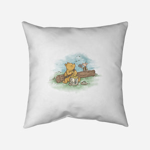 Wookiee The Pooh-None-Non-Removable Cover w Insert-Throw Pillow-kg07