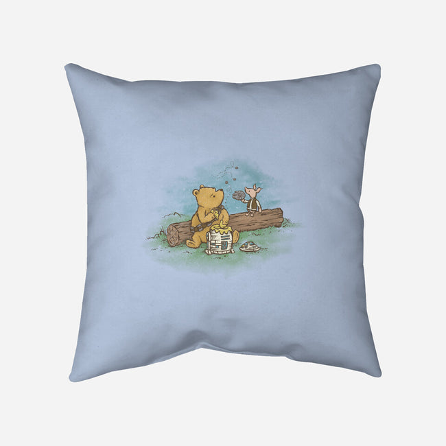 Wookiee The Pooh-None-Removable Cover-Throw Pillow-kg07