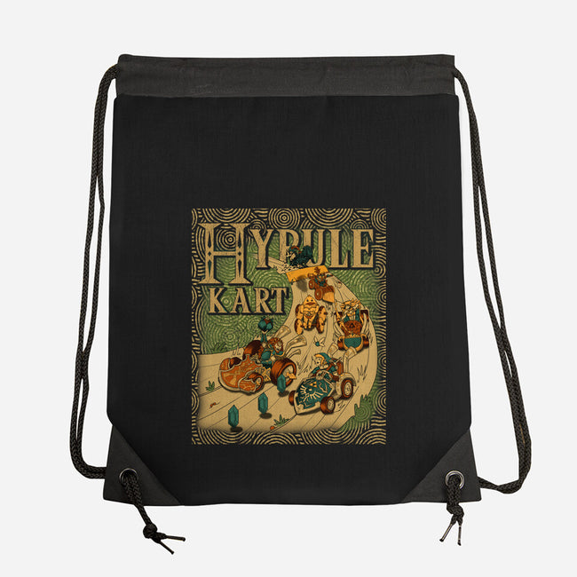 Hyrule Kart-None-Drawstring-Bag-Adrian Filmore