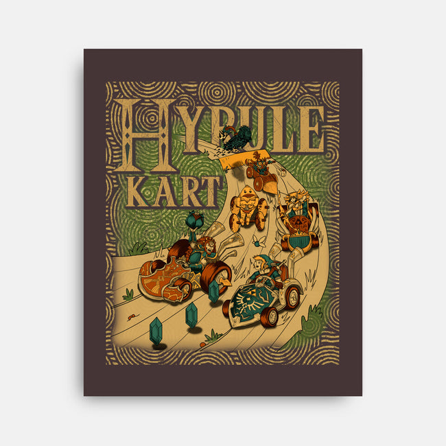 Hyrule Kart-None-Stretched-Canvas-Adrian Filmore