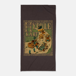 Hyrule Kart-None-Beach-Towel-Adrian Filmore