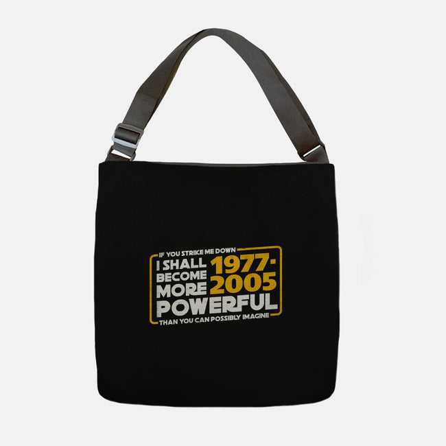 The Force GL-None-Adjustable Tote-Bag-rocketman_art