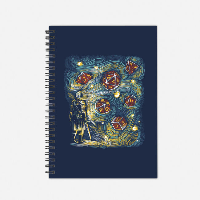 Starry Dice-None-Dot Grid-Notebook-zascanauta