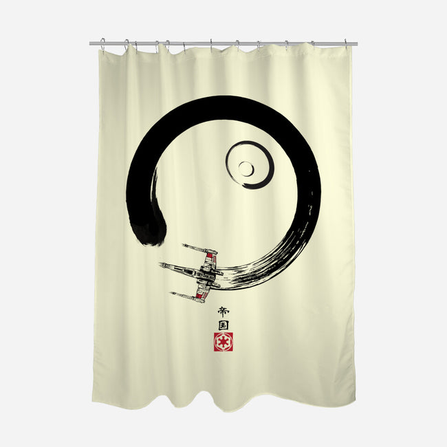 Red Five Enso-None-Polyester-Shower Curtain-DrMonekers