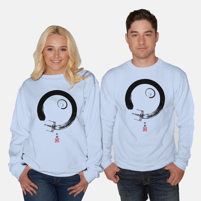 Red Five Enso-Unisex-Crew Neck-Sweatshirt-DrMonekers