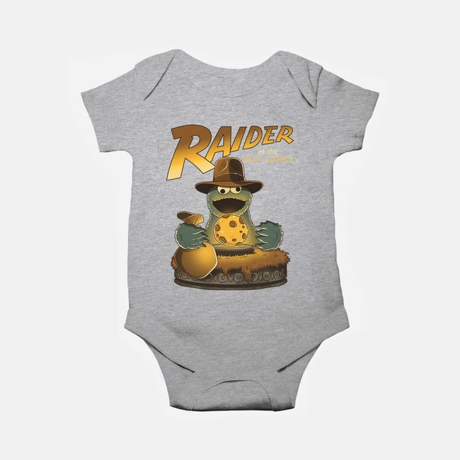 Raider Of The Lost Cookie-Baby-Basic-Onesie-retrodivision