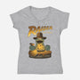 Raider Of The Lost Cookie-Womens-V-Neck-Tee-retrodivision