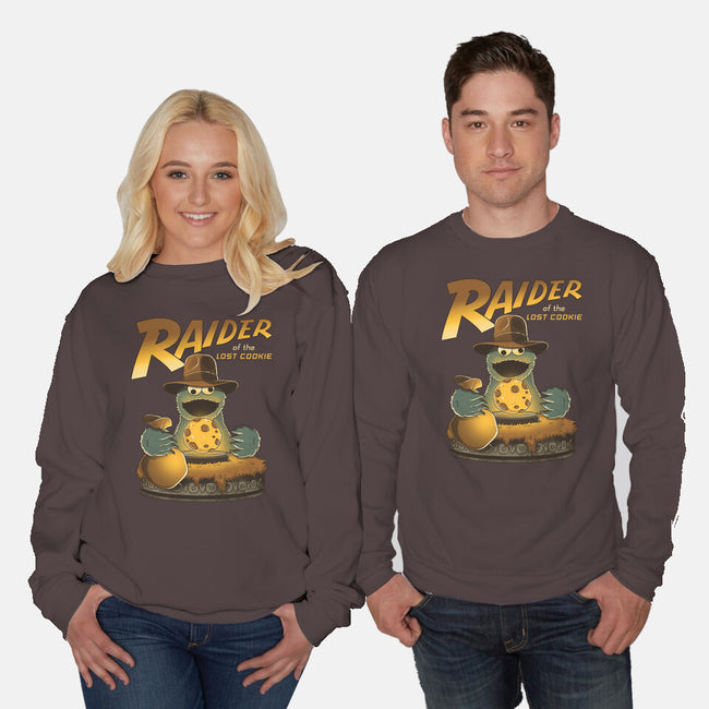 Raider Of The Lost Cookie-Unisex-Crew Neck-Sweatshirt-retrodivision