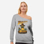 Raider Of The Lost Cookie-Womens-Off Shoulder-Sweatshirt-retrodivision