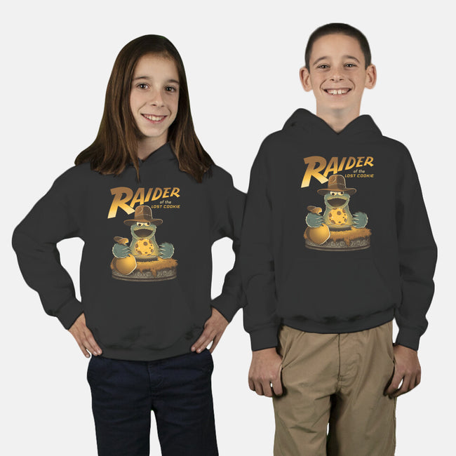 Raider Of The Lost Cookie-Youth-Pullover-Sweatshirt-retrodivision