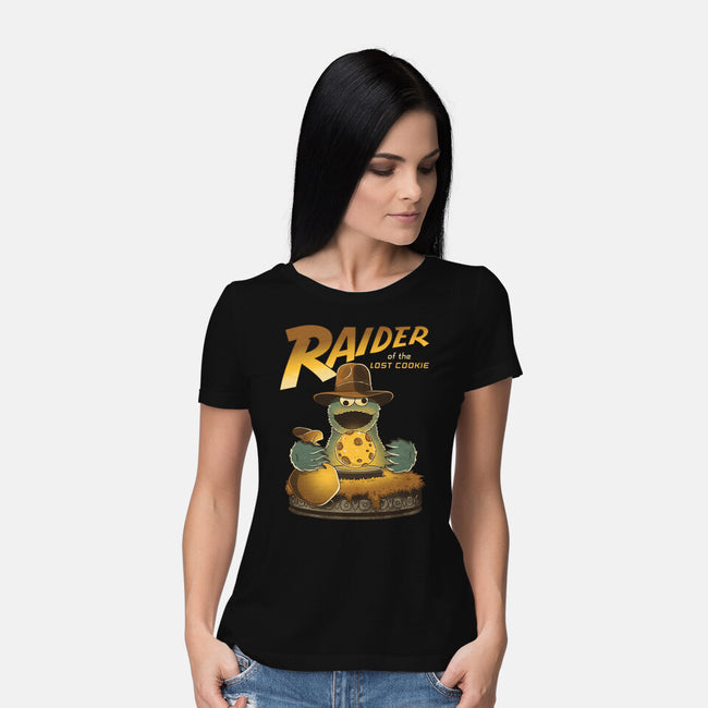 Raider Of The Lost Cookie-Womens-Basic-Tee-retrodivision