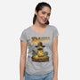 Raider Of The Lost Cookie-Womens-V-Neck-Tee-retrodivision