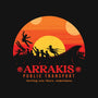 The Arrakis Train-Womens-Fitted-Tee-Gamma-Ray