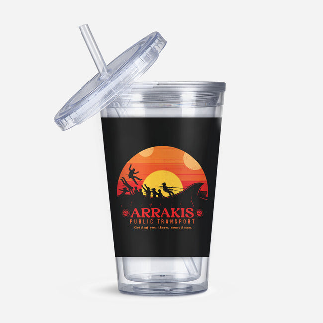 The Arrakis Train-None-Acrylic Tumbler-Drinkware-Gamma-Ray