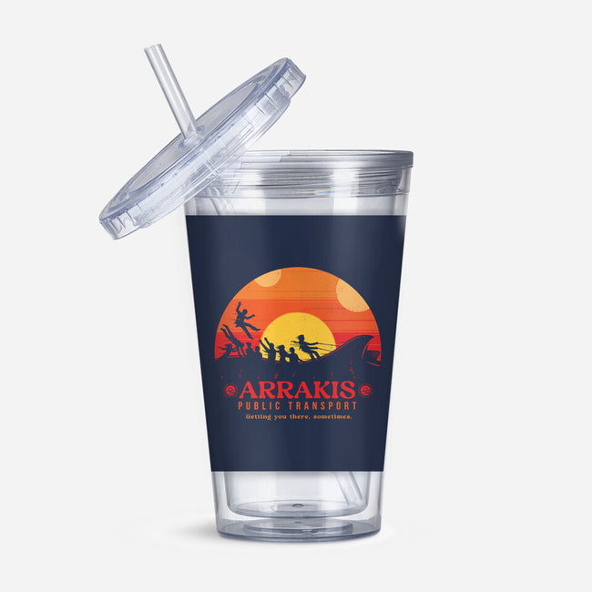 The Arrakis Train-None-Acrylic Tumbler-Drinkware-Gamma-Ray
