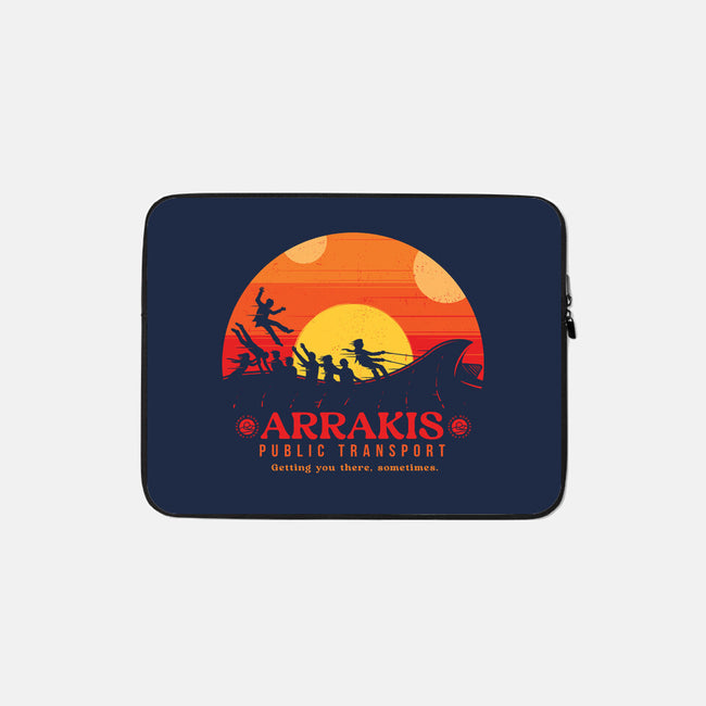 The Arrakis Train-None-Zippered-Laptop Sleeve-Gamma-Ray